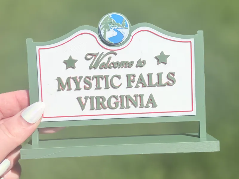 Mystic Falls, Virginia Sign
