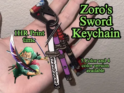 Zoro's 3 Swords one piece