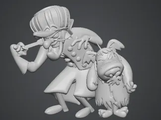 Cartoni Animati 3d DASTARDLY & MUTTLEY
