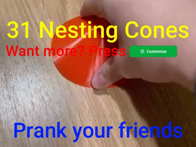 Prank Nesting cones