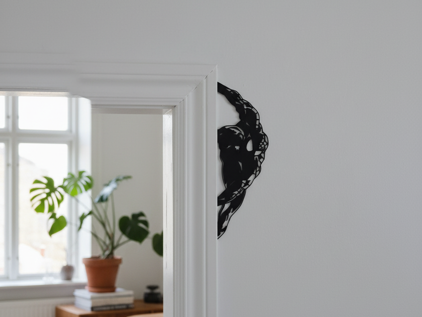 Spider-Man Corner Wall Art - Spider-Man Door Frame