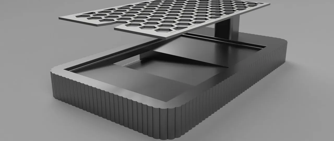 Küche Lappen / Schwamm Halter mit Abtropfschale view 3