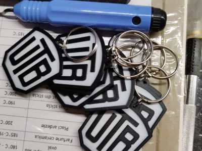 UTB factory logo keychain