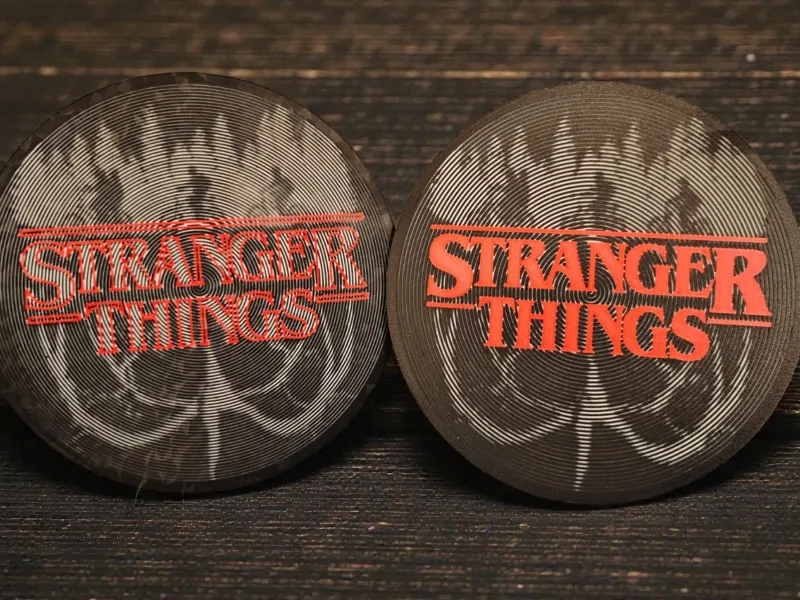 Stranger Things – Line Art Kreis Optische Illusion