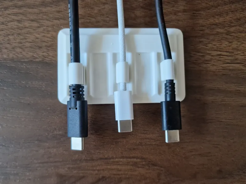 Magnetic Cable Holder (Slim and Thick Versions)