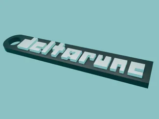 Deltarune Keychain
