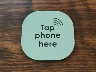 NFC - Tap phone here! 