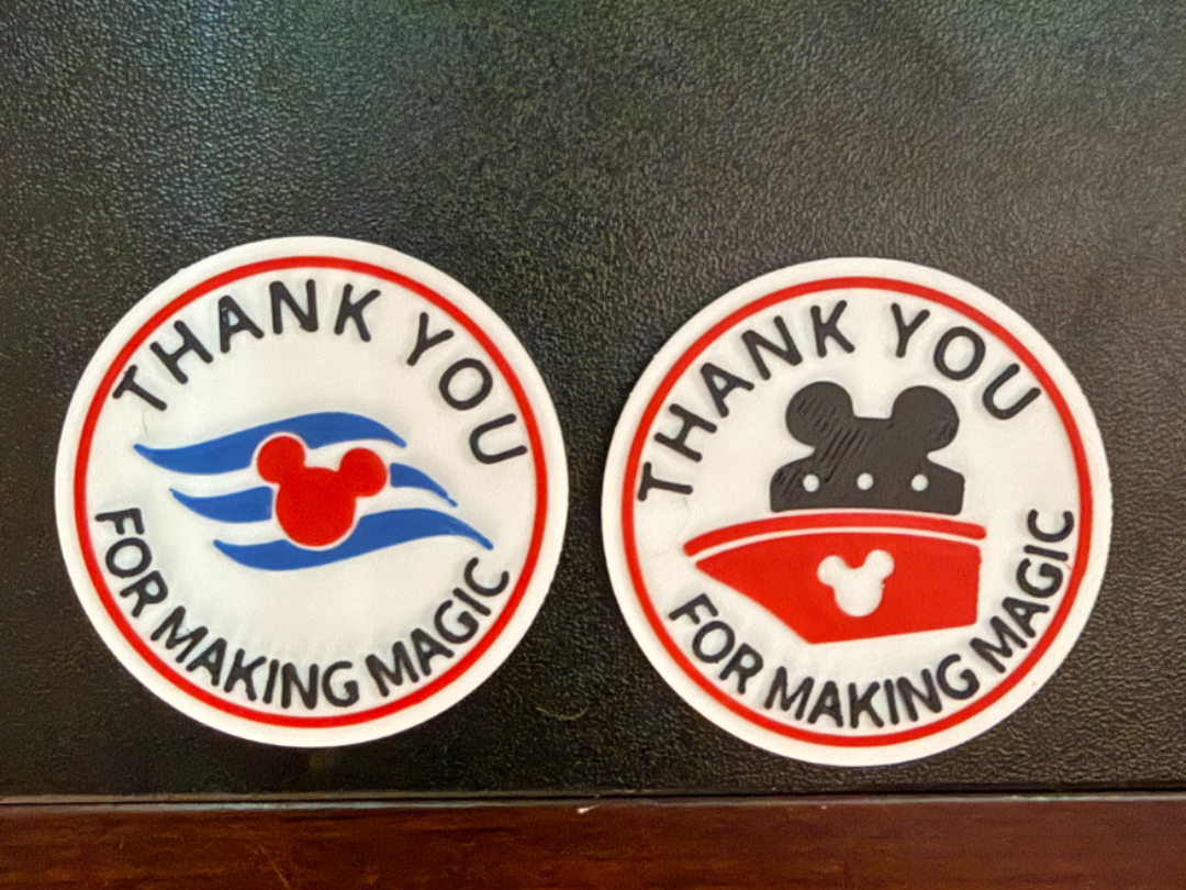 THANK YOU FOR MAKING MAGIC DISNEY CRUISE COIN QTY5