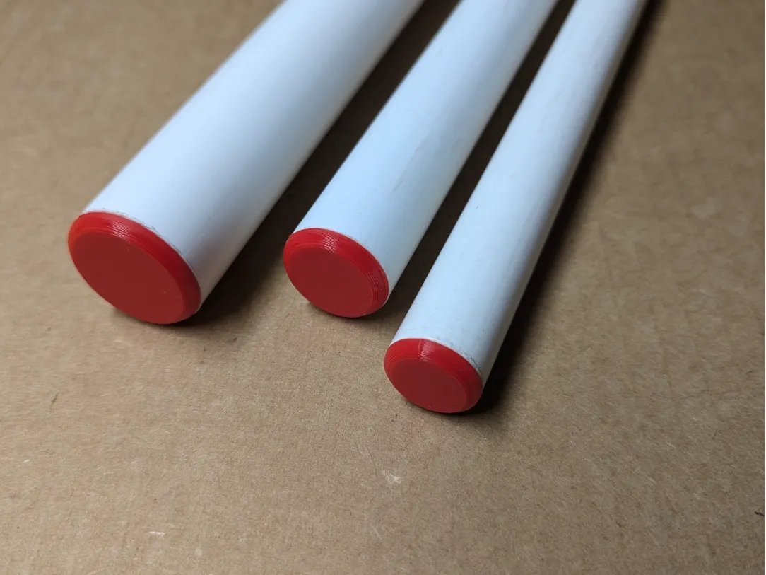 PVC Pipe End Plugs - New Stronger Version by Wile E. 3D MakerWorld ...