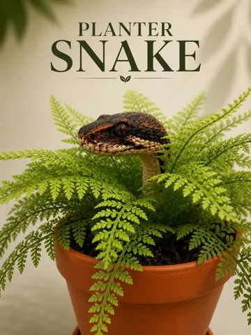 Maceta decorativa: Planter Snake — vista de referencia 2