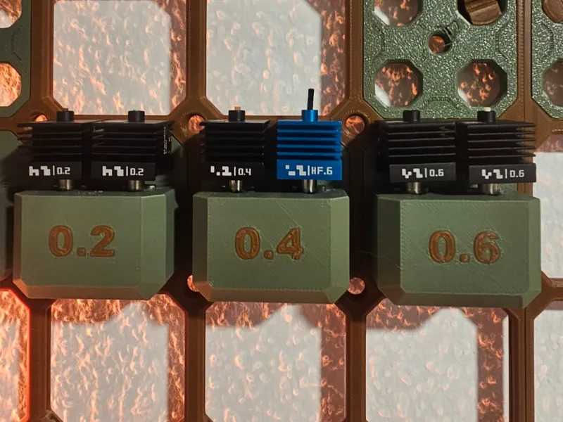 MultiBin - H2D-P2S-A1 Hotend Holder - Plate Snap