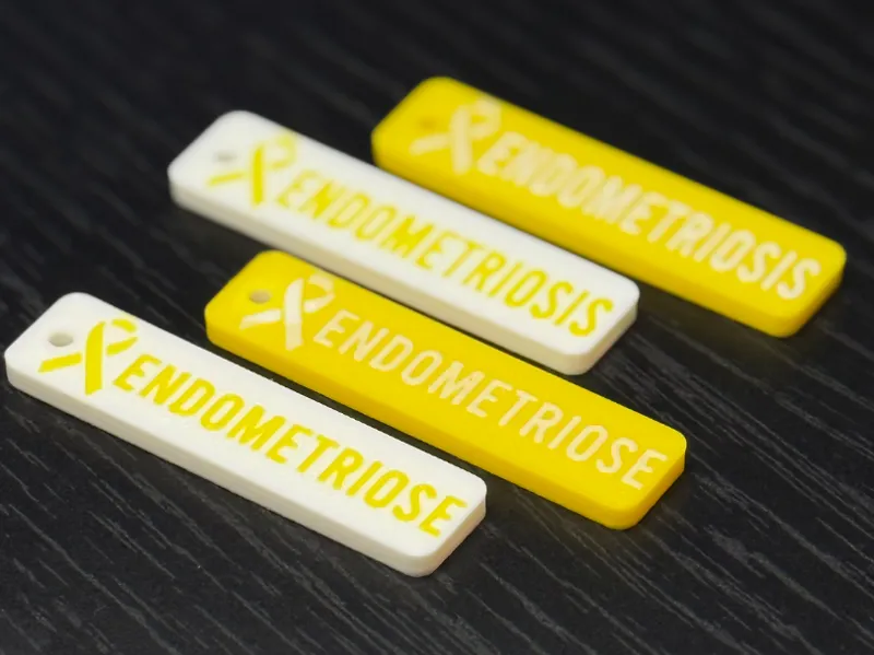 Endometriosis keychain