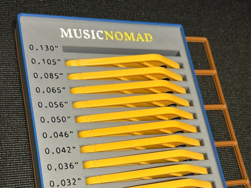 MusicNomad Gridfinity for Full set of Nut Files