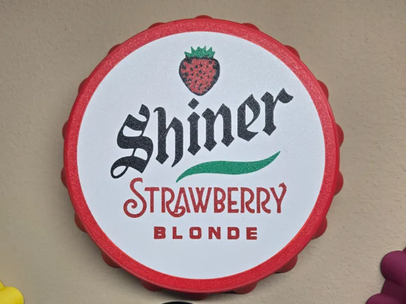 Shiner Strawberry Blonde Sign