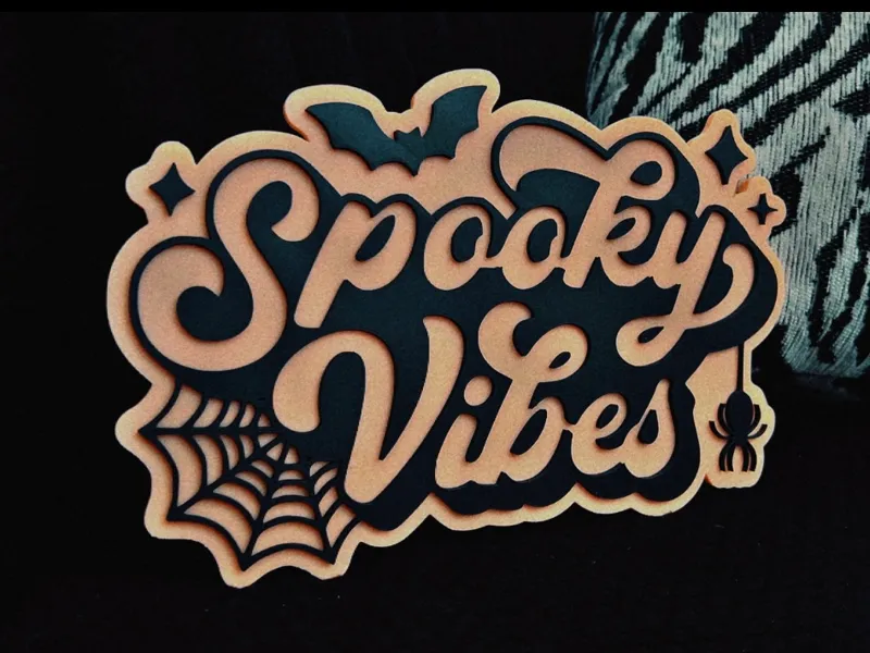 Spooky Vibes Sign