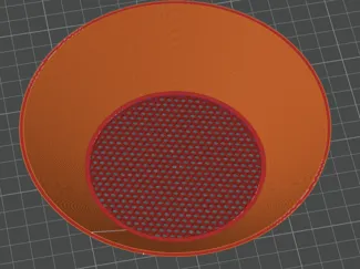 customizable sieve for a resin funnel