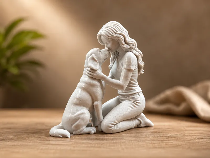 Unzertrennlich – Frau mit ihrem Hund