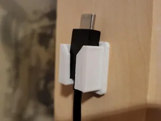 USB cable holder.