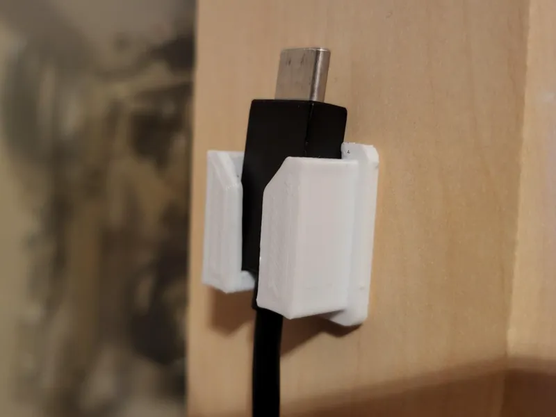 USB cable holder.