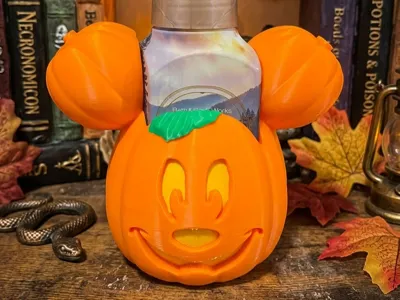 mickey pumpkin soap holder  bath and body works
