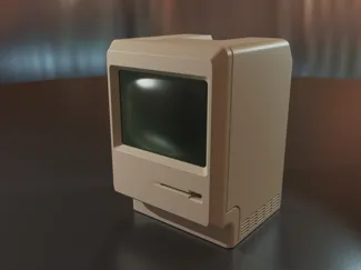 Retro Macintosh Fridge Magnet