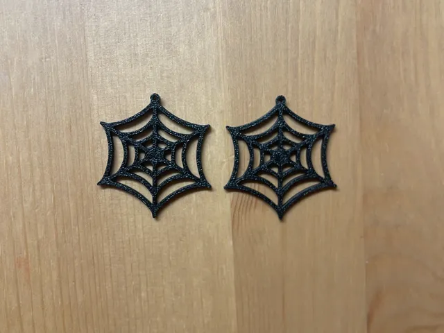 Spider Web Earrings