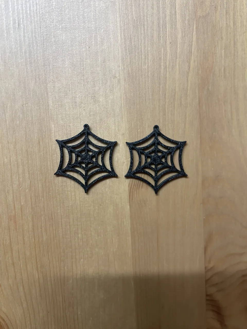 Spider Web Earrings view 2