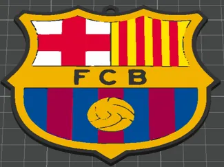 Llavero escudo barsa