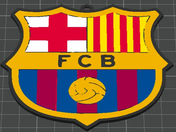 Llavero escudo barsa