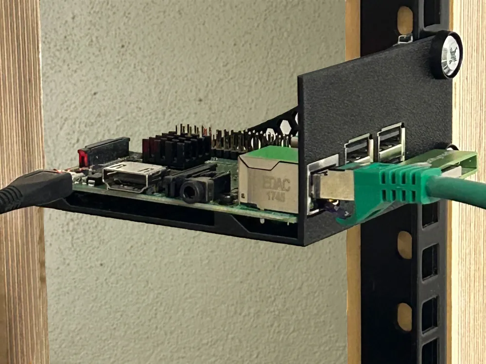 Raspberry Pi rack mount - Free 3D Print Model - MakerWorld
