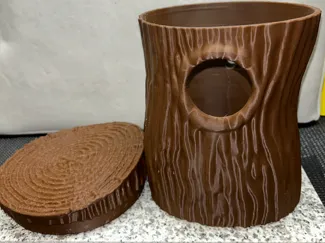 Tree Trunk Birdhouse - two sizes