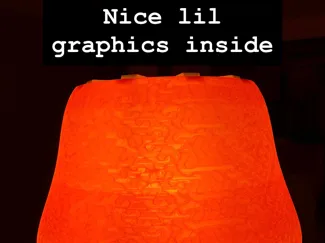 If you're a cool Gen Z this lampshade is for you
