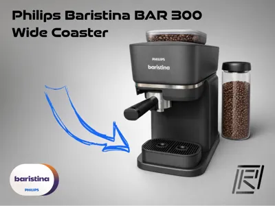 Philips Baristina BAR 300 Wide Coaster