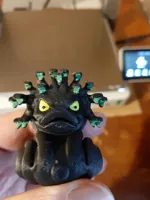 Snakes' mouths coloured