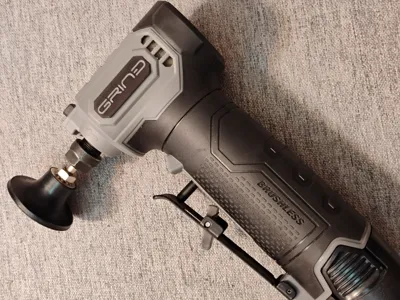 Hyper Tough 12V GRIND tool Badge 90 Angle Grinder