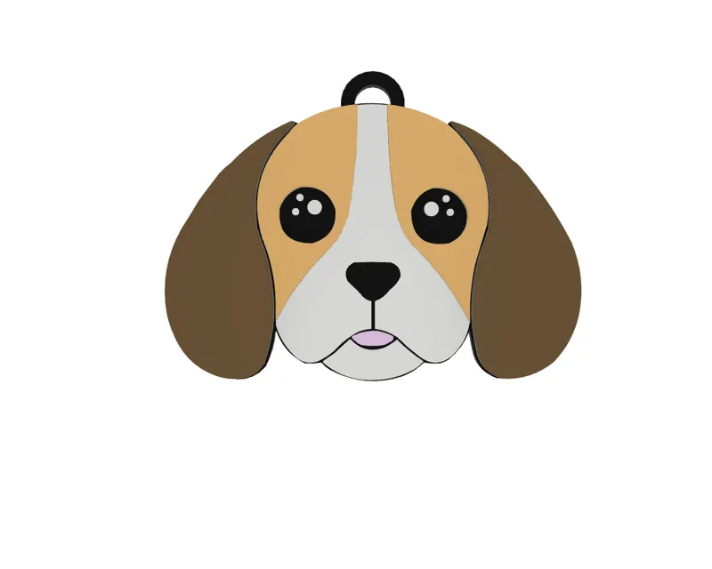 Beagle Keychain