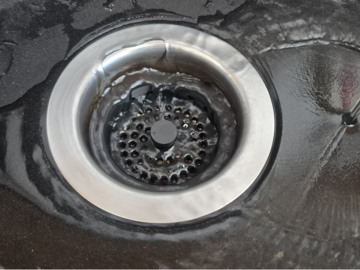 Kitchen sink drain strainer - Parametric