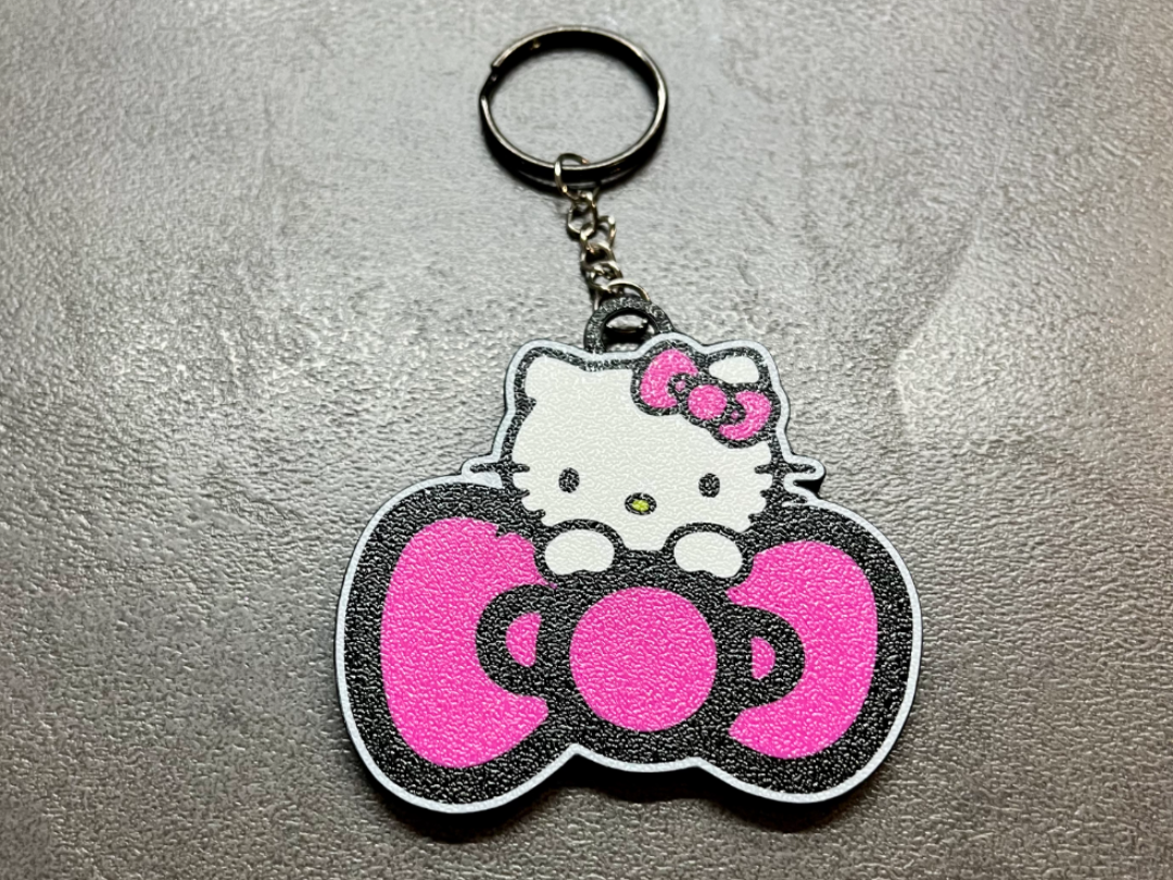 adorable Hello Kitty keychain