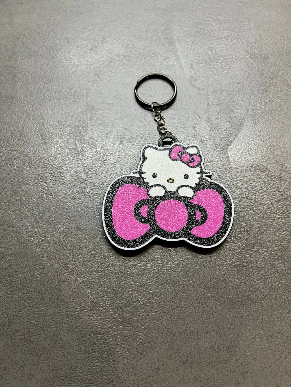 adorable Hello Kitty keychain - Free 3D Print Model - MakerWorld