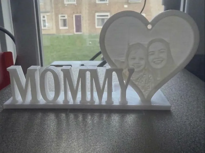MOMMY light up lithophane