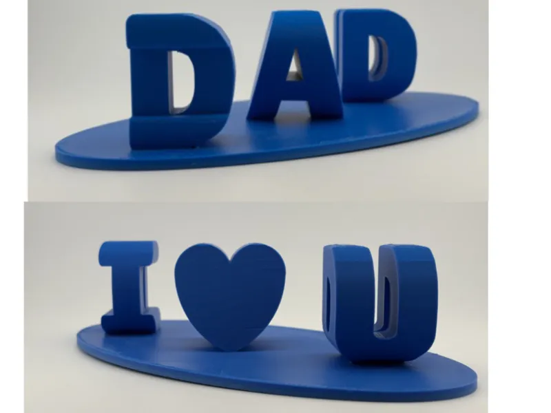 Dual‑Words – Dad, I Love You – Father’s Day Gift