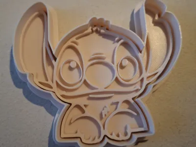 stitch custom 110mm cookie stamp
