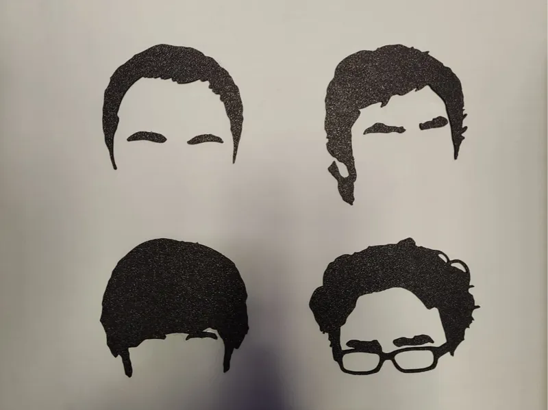 Silhouette The Bing Bang Theory