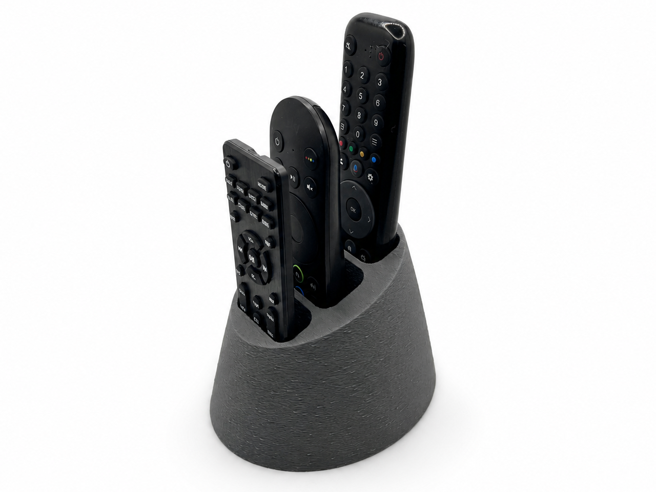 3-Slot Remote Control Holder / Desk Organiser