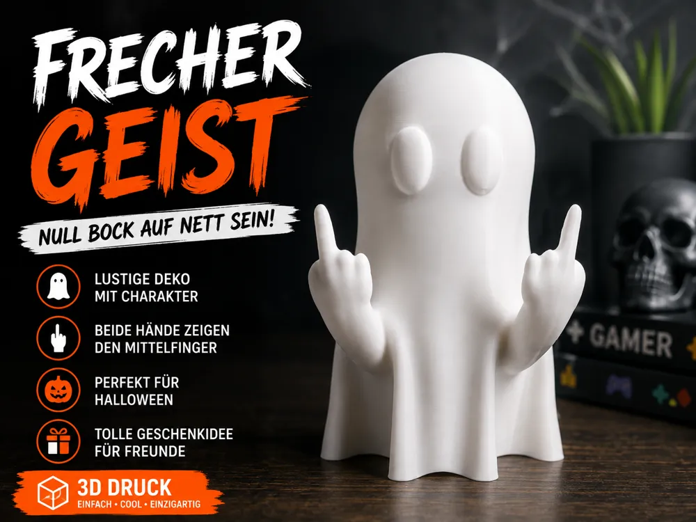 Adorno temático: Frecher Geist – Mittelfinger Dekofigur. Referencia del modelo original.
