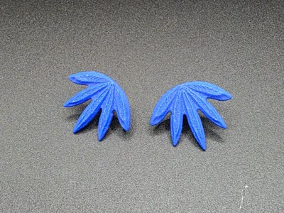 Modern Leaf Earrings