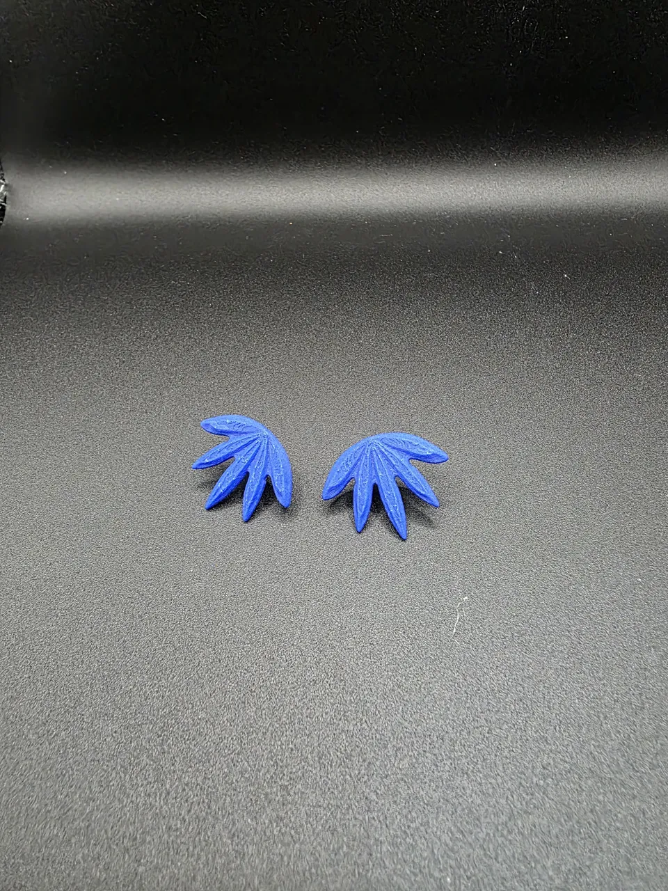 Modern Leaf Earrings view 3