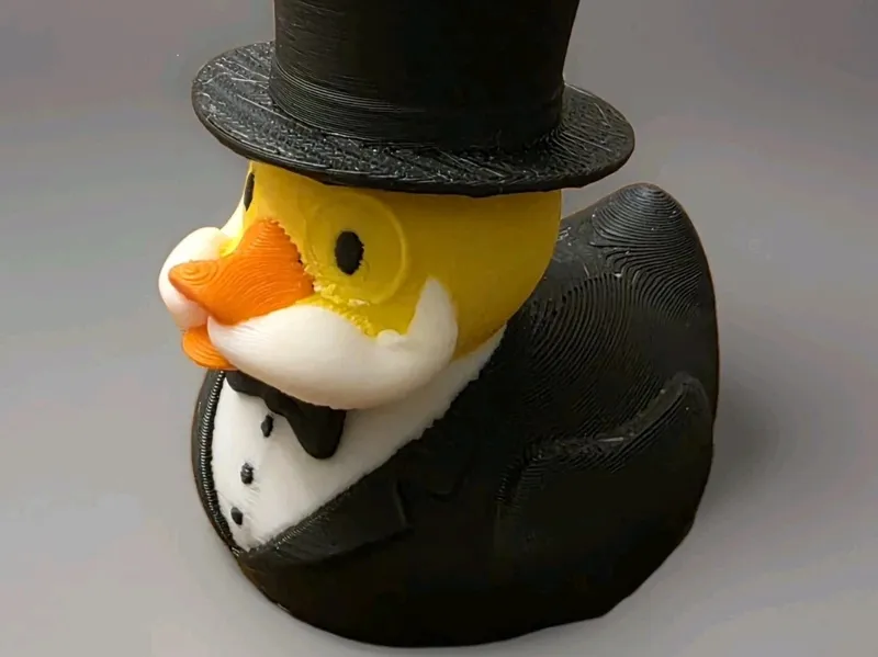 Monopoly Man Rubber Duck