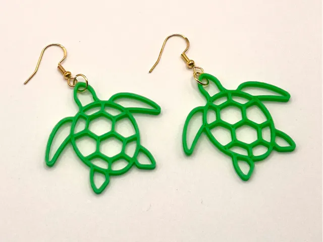 Sea turtle earrings