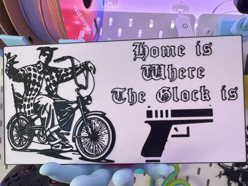Home is where the… Glock is? 
